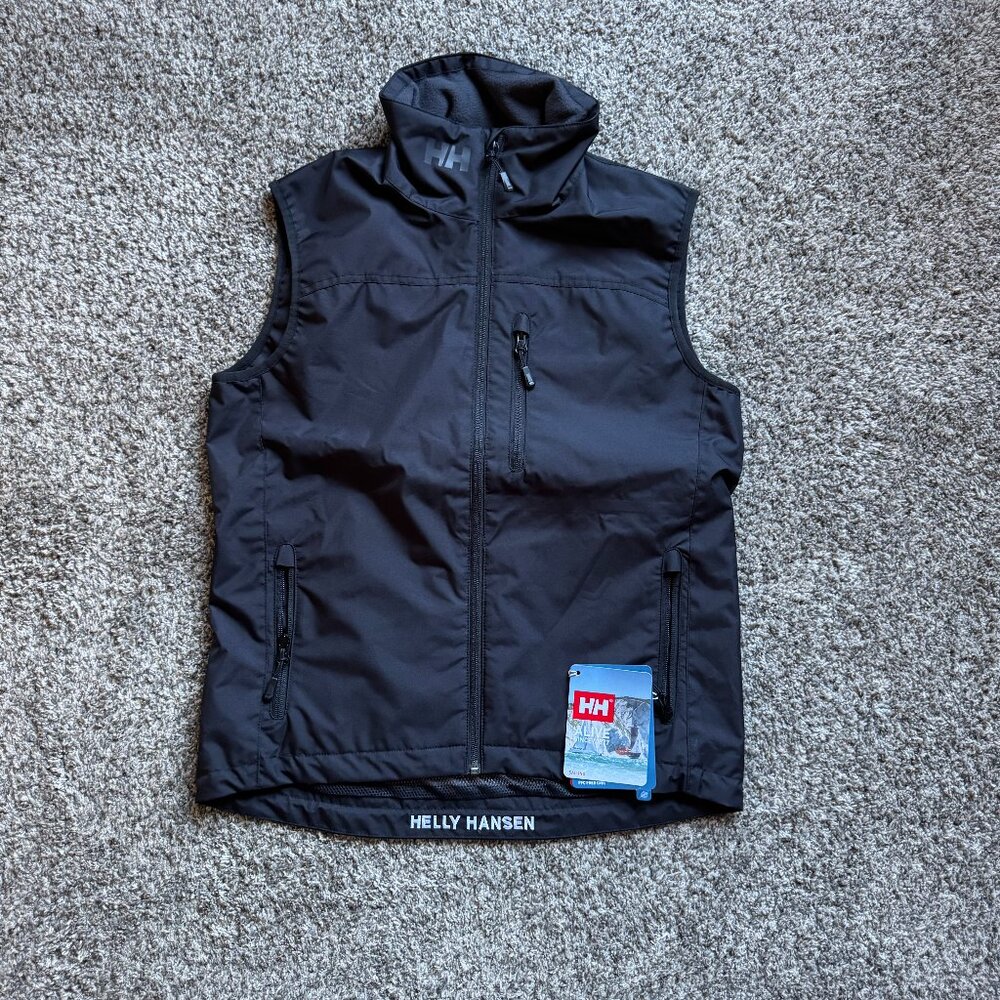 Helly Hansen Black Alive Sailing Vest Regular Fit Size Small